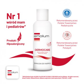 Emolium Dermocare, emulsja do kąpieli, 400 ml - obrazek 6