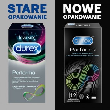 DUREX PERFORMA Prezerwatywy z substancją przedłużającą stosunek - 12 szt. - obrazek 4 - Apteka internetowa Melissa