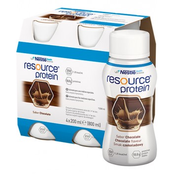 Resource Protein, płyn o smaku czekoladowym, 4x200 ml - obrazek 2