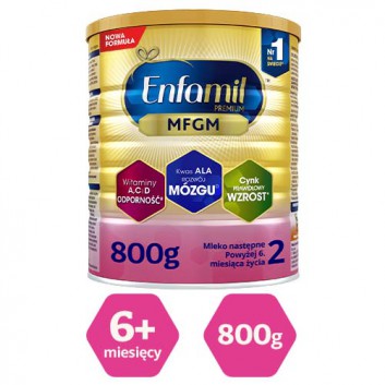 Enfamil 2 Premium Lipil 6-12 miesięcy - 800 g - obrazek 2 - Apteka internetowa Melissa