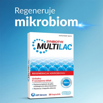 MULTILAC Synbiotyk - 20 kaps. - flora jelitowa - cena, opinie, wskazania - obrazek 7 - Apteka internetowa Melissa