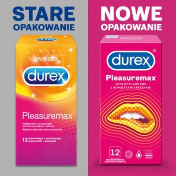 DUREX PLEASUREMAX Prezerwatywy prążkowane z wypustkami - 12 szt. - obrazek 4 - Apteka internetowa Melissa