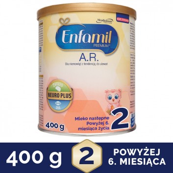 Enfamil AR 2 Mleko dla niemowląt z tendencją do ulewania - 400 g - obrazek 1 - Apteka internetowa Melissa