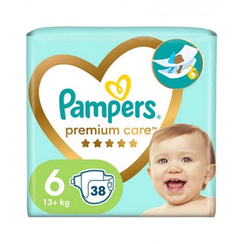 Pampers Pieluchy Premium Care rozmiar 6, 38 sztuk pieluszek  - obrazek 1 - Apteka internetowa Melissa