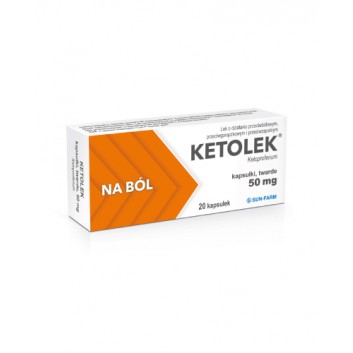 KETOLEK 50 mg, 20 kapsułek - obrazek 1 - Apteka internetowa Melissa