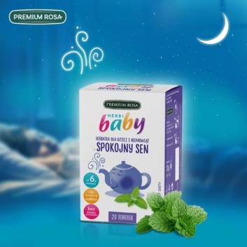 HERBI BABY Herbatka dla dzieci i niemowląt na spokojny sen - 20 sasz. - cena, opinie, właściwości  - obrazek 2