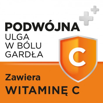 Strepsils pomarańczowy z witaminą C, 24 pastylki - obrazek 3