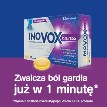 Inovox Express smak miodowo-cytrynowy - 36 szt. - cena, wskazania - obrazek 5 - Apteka internetowa Melissa