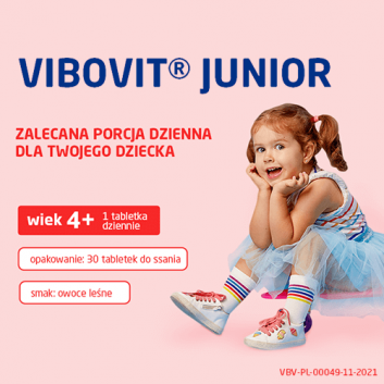 VIBOVIT JUNIOR Truskawkowy - 30 sasz. - obrazek 5 - Apteka internetowa Melissa