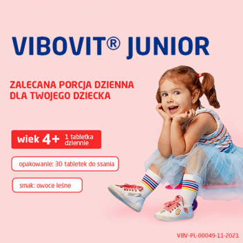 VIBOVIT JUNIOR Witaminy + Żelazo, 30 tabletek - obrazek 5 - Apteka internetowa Melissa