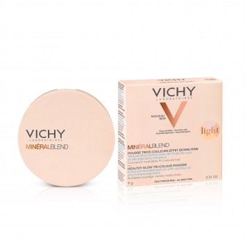 Vichy Mineralblend Trójkolorowy puder Light - 9 g - cena, opinie, właściwości  - obrazek 2 - Apteka internetowa Melissa