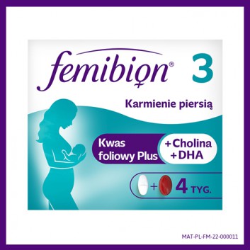 Femibion 3 Karmienie piersią, 28 tabletek + 28 kapsułek - obrazek 1 - Apteka internetowa Melissa