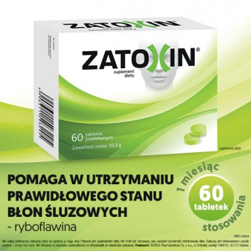 Zatoxin, tabletki powlekane, 60 sztuk - obrazek 2
