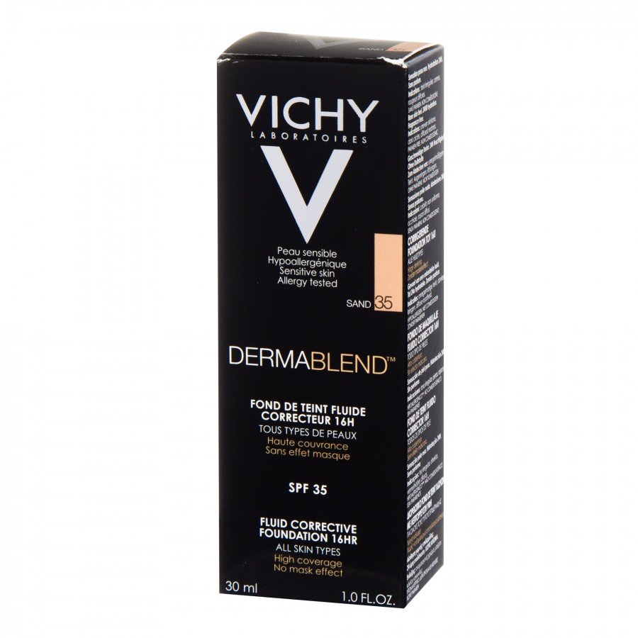 VICHY DERMABLEND Fluid korygujący 35 sand, 30 ml - obrazek 1 - Apteka internetowa Melissa