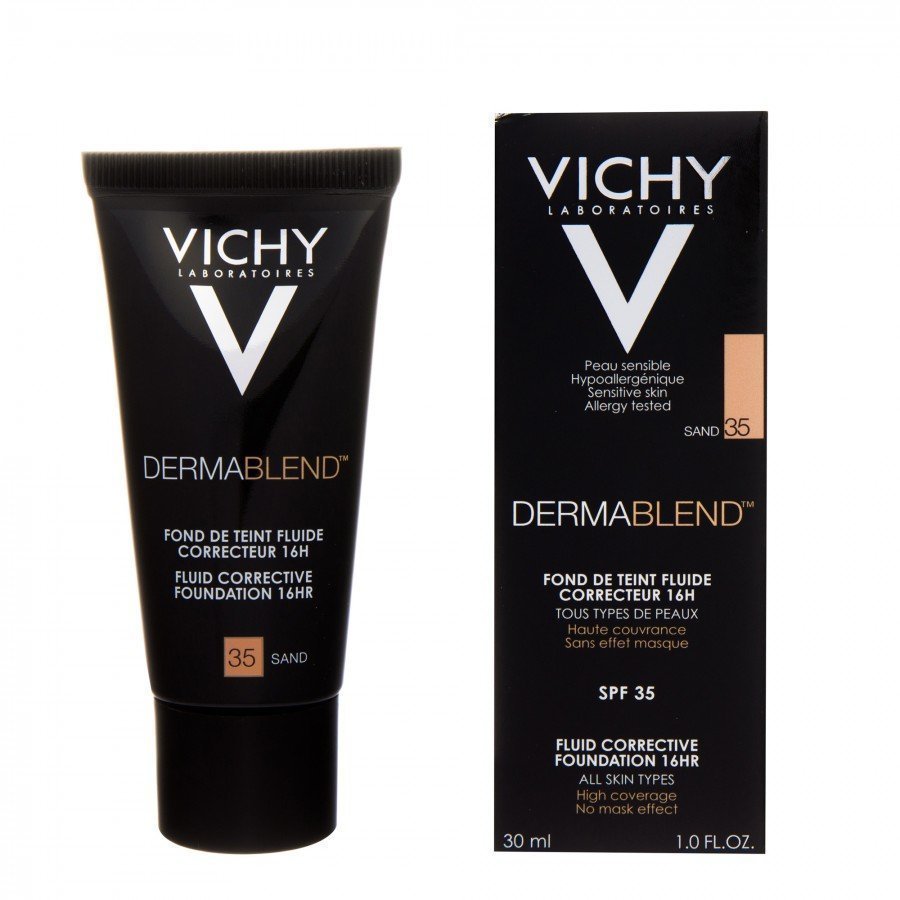 VICHY DERMABLEND Fluid korygujący 35 sand - 30 ml - cena, opinie, właściwości - obrazek 2 - Apteka internetowa Melissa