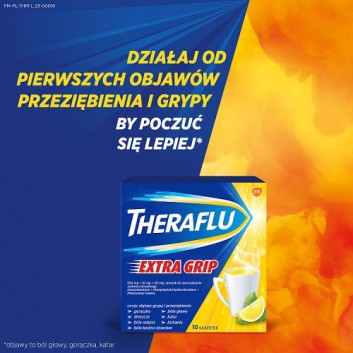 Theraflu ExtraGRIP, proszek do sporządzenia roztworu doustnego, 10 saszetek - obrazek 7