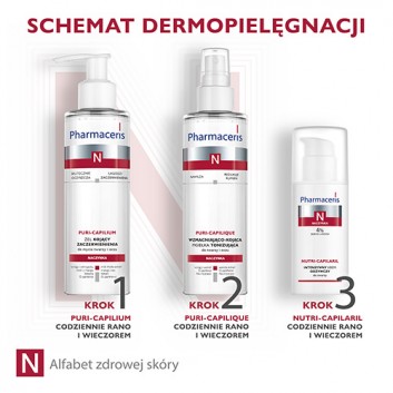 Pharmaceris N Puri-Capilium, żel kojący zaczerwienienia, do mycia twarzy i oczu, 190 ml - obrazek 5