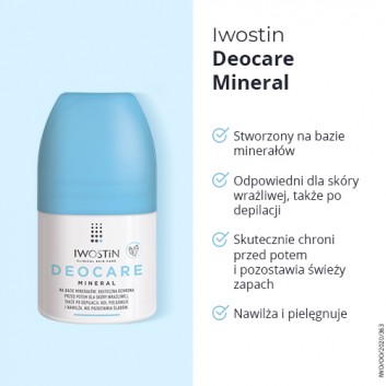 Iwostin Deocare Sensitive antyperspirant w kulce - 50 ml - cena, opinie, właściwości  - obrazek 2 - Apteka internetowa Melissa