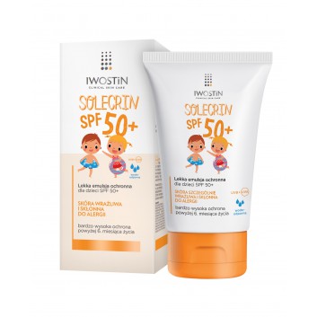 Iwostin Solecrin Lekka emulsja ochronna dla dzieci SPF 50 - 100 ml  - obrazek 2 - Apteka internetowa Melissa