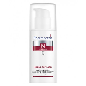 Pharmaceris N Magni-Capilaril, aktywny krem przeciwzmarszczkowy, SPF 10, 50 ml
