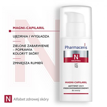 Pharmaceris N Magni-Capilaril, aktywny krem przeciwzmarszczkowy, SPF 10, 50 ml - obrazek 4