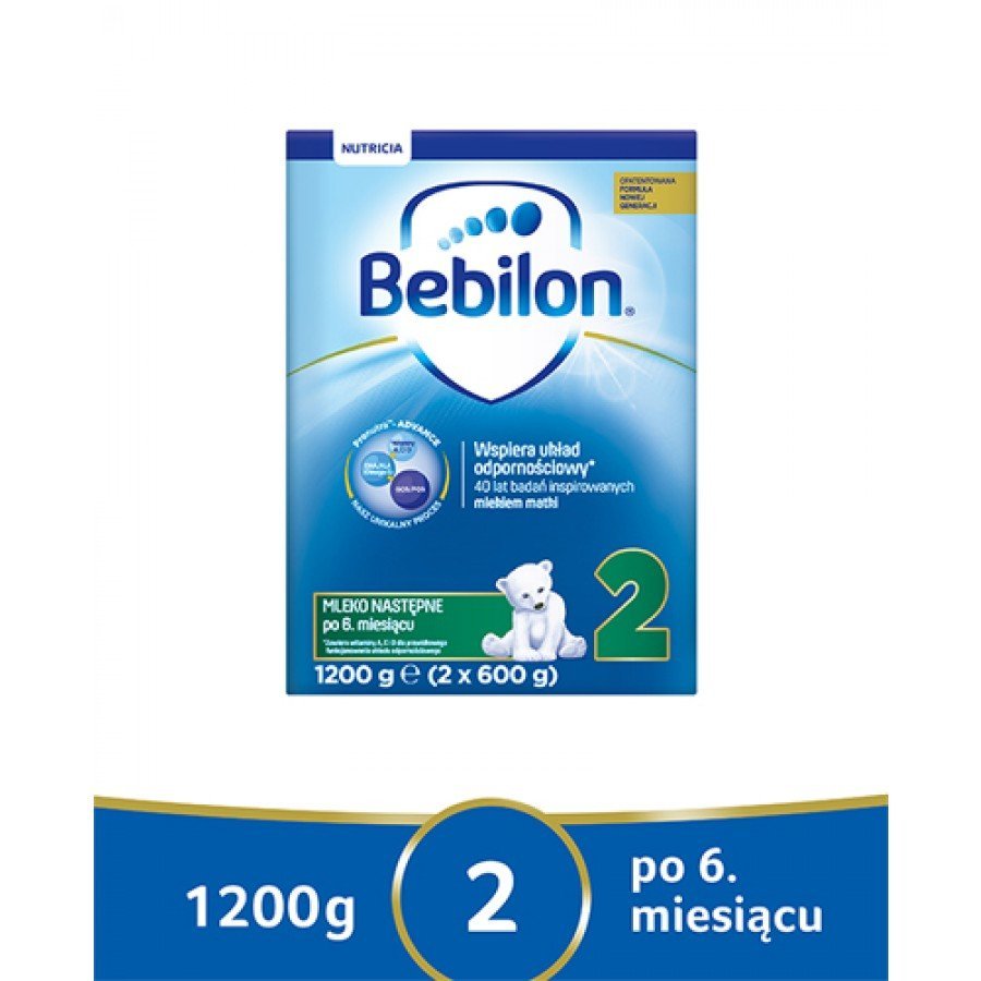 BEBILON 2 - mleko modyfikowane w proszku - 1200 g - cena, opinie, stosowanie - obrazek 1 - Apteka internetowa Melissa