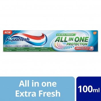 Aquafresh All In One Protection Extra Fresh Pasta do zębów, 100 ml  - obrazek 1 - Apteka internetowa Melissa