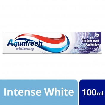 Aquafresh Whitening Intense White Pasta do zębów - 100 ml Wybielająca pasta do zębów - cena, opinie, właściwości  - obrazek 1 - Apteka internetowa Melissa