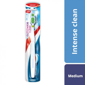 Aquafresh Intense Clean Medium Szczoteczka do zębów - 1 szt. - cena, opinie, stosowanie  - obrazek 1 - Apteka internetowa Melissa