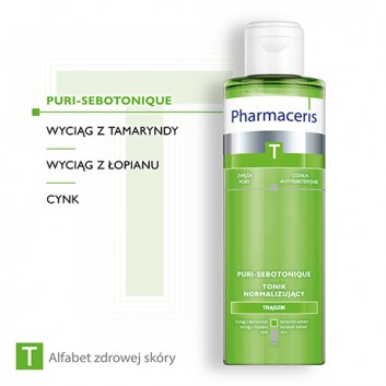 PHARMACERIS T PURI SEBOTONIQUE, tonik normalizujący do twarzy, 200 ml - obrazek 3