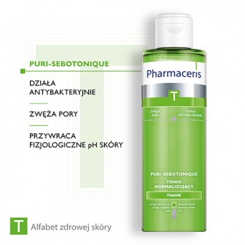 PHARMACERIS T PURI SEBOTONIQUE, tonik normalizujący do twarzy, 200 ml - obrazek 4