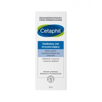 Cetaphil Delikatny żel oczyszczający z peelingiem do twarzy, 178 ml