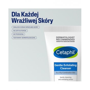 Cetaphil Delikatny żel oczyszczający z peelingiem do twarzy, 178 ml - obrazek 3
