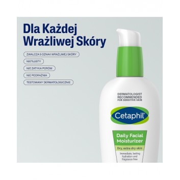 Cetaphil, krem nawilżający do twarzy na dzień z kwasem hialuronowym, 88 ml - obrazek 3