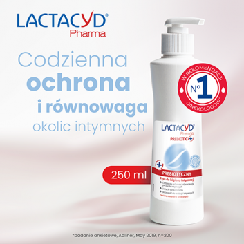 Lactacyd Pharma Prebiotic+ Płyn do higieny intymnej - 250 ml  - obrazek 2 - Apteka internetowa Melissa