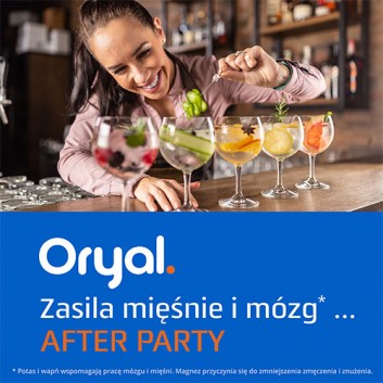 Oryal After Party - 18 tabl. mus. - cena, opinie, właściwości  - obrazek 3 - Apteka internetowa Melissa