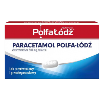 PARACETAMOL POLFA-ŁÓDŹ, 50 tabletek - obrazek 2 - Apteka internetowa Melissa