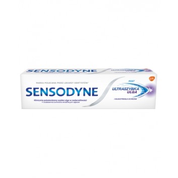 Sensodyne Ultraszybka Ulga Mint Pasta, 75 ml - obrazek 1 - Apteka internetowa Melissa