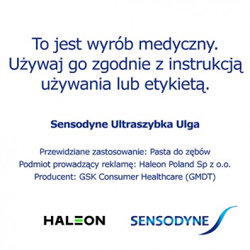 Sensodyne Ultraszybka Ulga Mint Pasta, 75 ml - obrazek 7