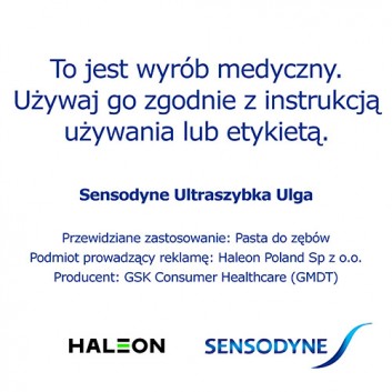 Sensodyne Ultraszybka Ulga Mint Pasta, 75 ml - obrazek 7 - Apteka internetowa Melissa