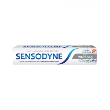 Sensodyne Extra Whitening Pasta do zębów wybielająca z fluorkiem, 75 ml - obrazek 1 - Apteka internetowa Melissa