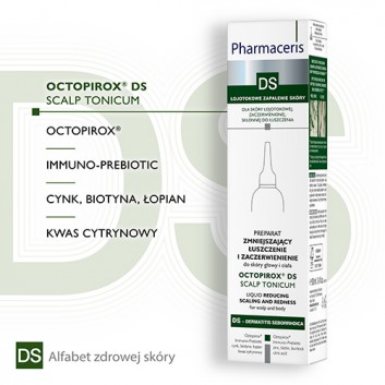 Pharmaceris DS Octopirox, preparat zmniejszający łuszczenie i zaczerwienienie do skóry głowy i ciała, 100 ml - obrazek 3