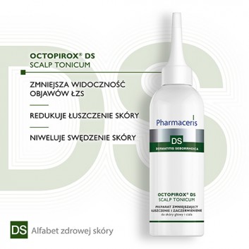 Pharmaceris DS Octopirox, preparat zmniejszający łuszczenie i zaczerwienienie do skóry głowy i ciała, 100 ml - obrazek 4