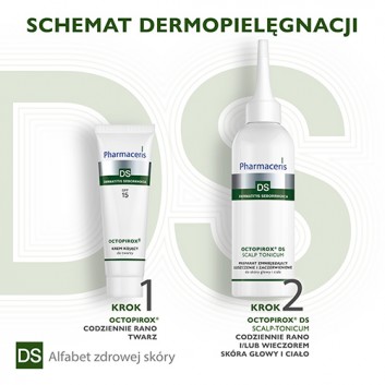 Pharmaceris DS Octopirox, preparat zmniejszający łuszczenie i zaczerwienienie do skóry głowy i ciała, 100 ml - obrazek 5