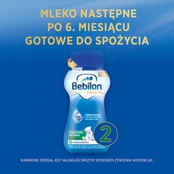 Bebilon 2 z Pronutra Advance, Mleko w płynie po 6. miesiącu życia, 200 ml - obrazek 2 - Apteka internetowa Melissa
