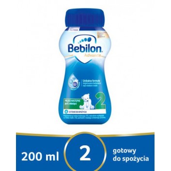 Bebilon 2 z Pronutra Advance, Mleko w płynie po 6. miesiącu życia, 200 ml - obrazek 1 - Apteka internetowa Melissa
