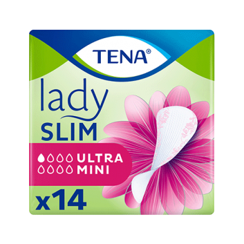 Tena Lady Slim Ultra Mini Wkładki anatomiczne, 14 sztuk - obrazek 1 - Apteka internetowa Melissa