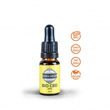 Olej Bio CBD 10% - 10 ml - cena, opinie, właściwości  - obrazek 2 - Apteka internetowa Melissa