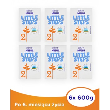 Nestle LITTLE STEPS 2 Mleko następne dla niemowląt powyżej 6 miesiąca - 6 x 600 g - cena, dawkowanie, opinie - obrazek 1 - Apteka internetowa Melissa