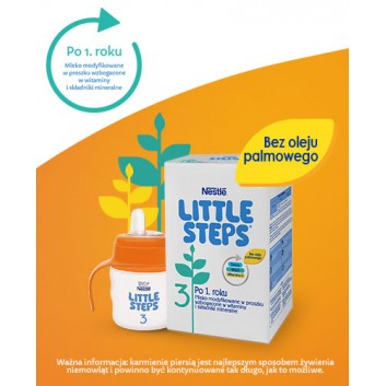 Nestle LITTLE STEPS 3 Mleko modyfikowane dla dzieci po 1 roku - 2 x 600 g - uzupełnienie diety - cena, dawkowanie, opinie - obrazek 2 - Apteka internetowa Melissa
